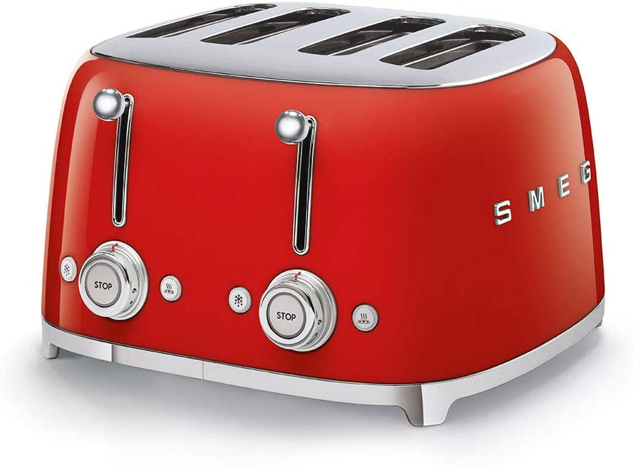 Tostadora Smeg estilo años 50 para 4 rebanadas - TSF03